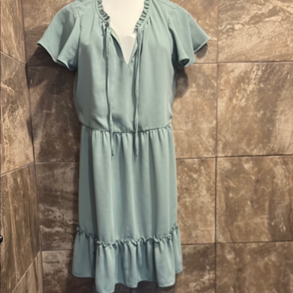 Sage green Dress